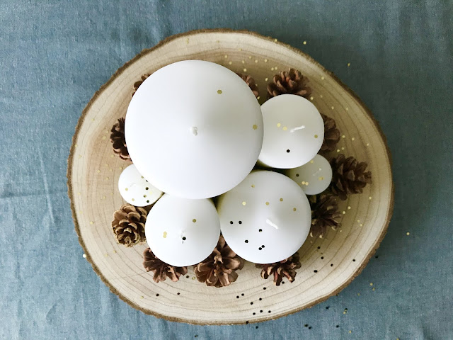Deco DIY : un centre de table pour Noël | GlobeShoppeuse