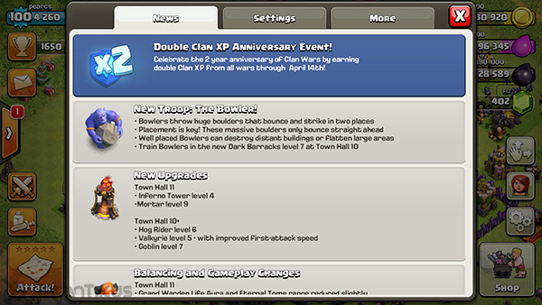 clash of clans , double exp , update , coc clash of clans , double exp , update , coc