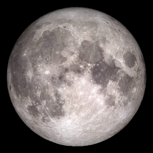 An image of the Moon based on data gathered by NASA's Lunar Reconnaissance Orbiter. An image of the Moon based on data gathered by NASA's Lunar Reconnaissance Orbiter.