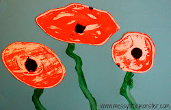 poppy craft remembrance simple poppies toddlers nursery harry messy easy preschoolers were google printing techniques telling came