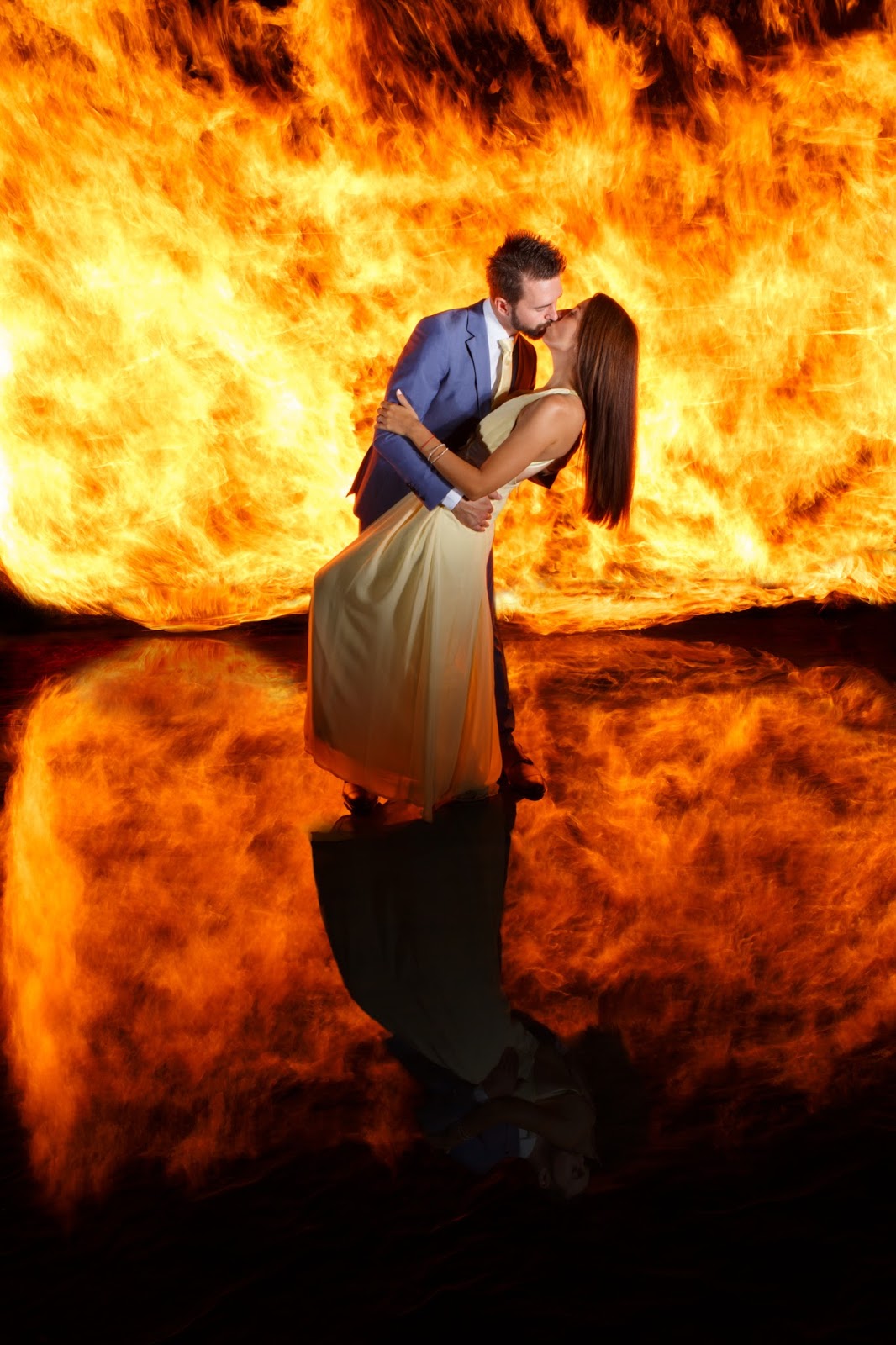 Love on Fire A wedding shooting of the elements Photography Blog