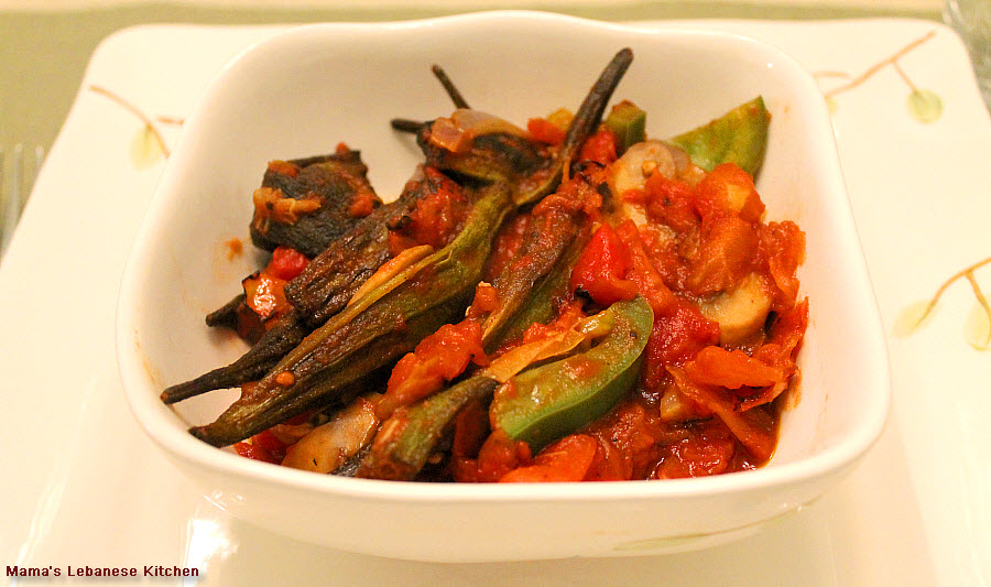 Vegetarian Stew of Okra Bemieh Recipe LEBANESE RECIPES