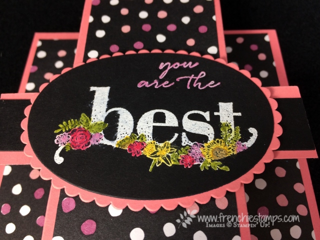 Happy Wishes, fun Fold, Petal Passion Designer Paper, Stampin' Blends, Stampin'Up!