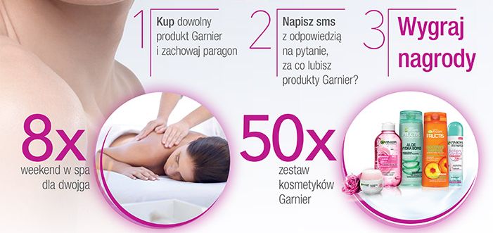 Wygraj 1 z 50 zestawów kosmetyków Garnier Konkurs