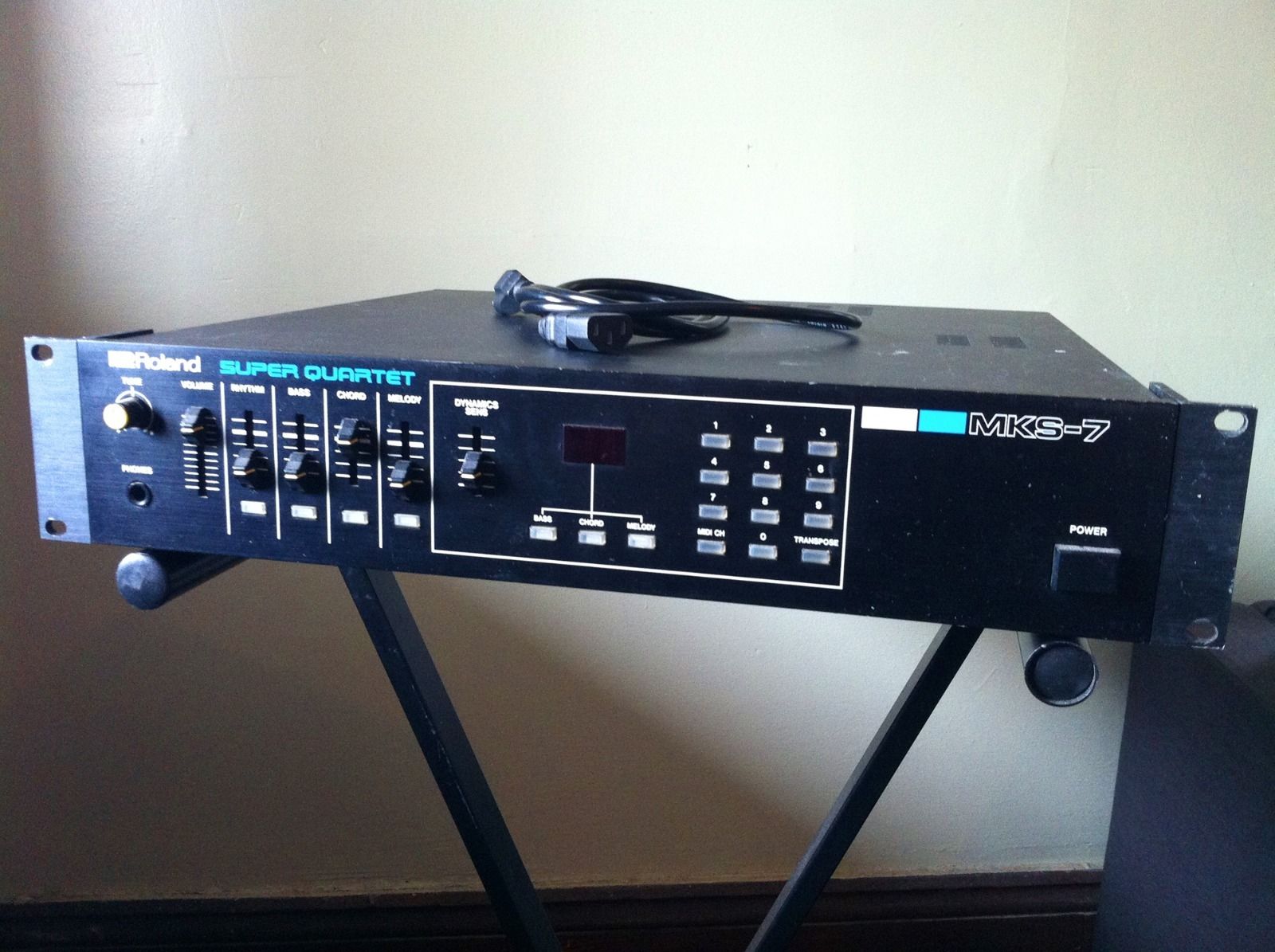 MATRIXSYNTH ROLAND MKS7 SUPER QUARTET Juno 106 + TR707 SERVICED by