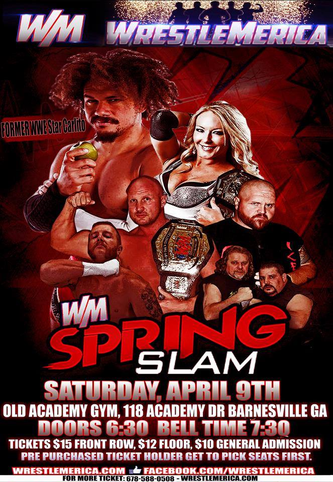 wrestling as i see it WrestlemericaApril 9, 2016Barnesville, GA