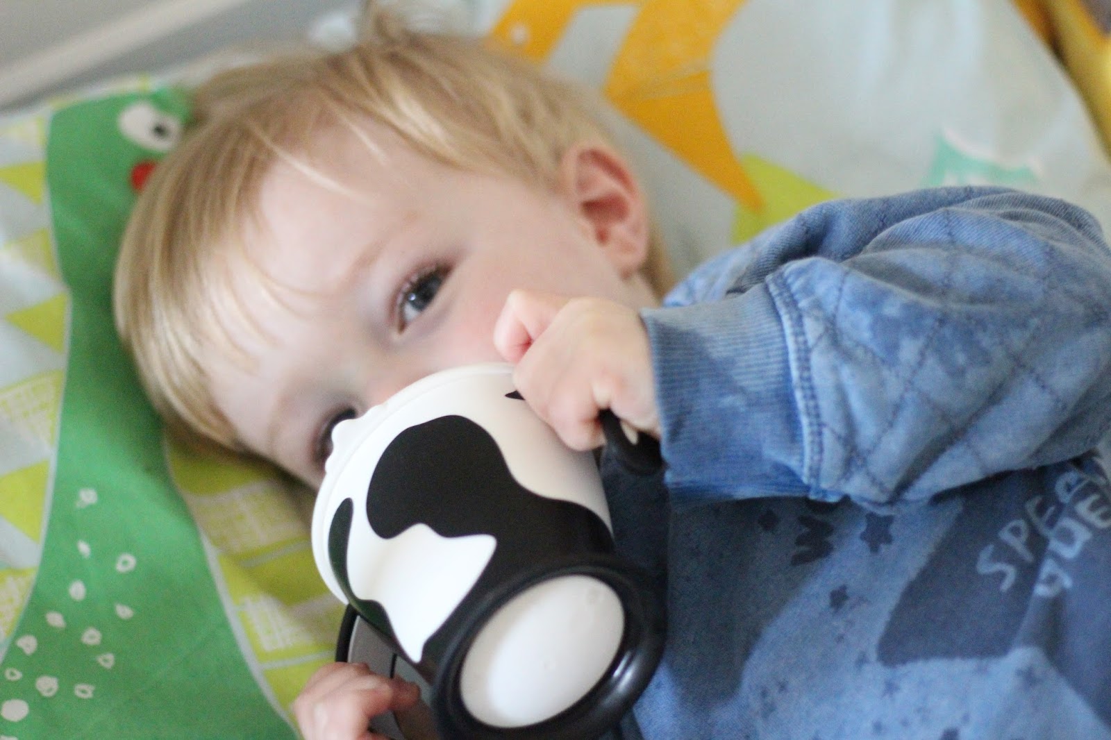 Transitioning from Bottles to Beakers at 18 Months Old Emily and Indiana