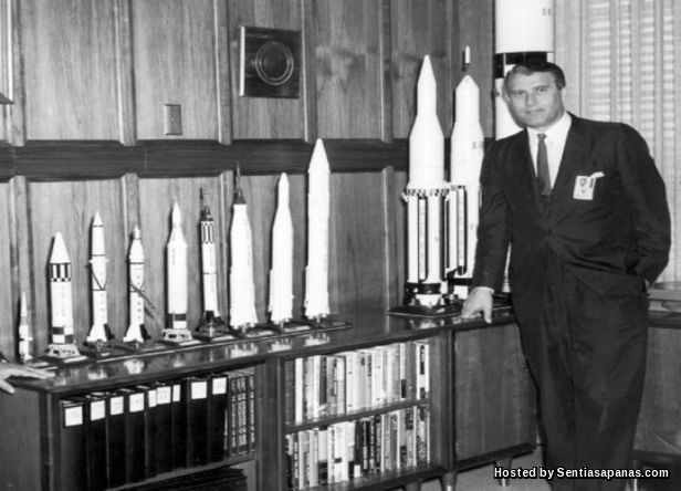 6 Teori Konspirasi Yang Terbukti Benar Saintis German, Von Braun