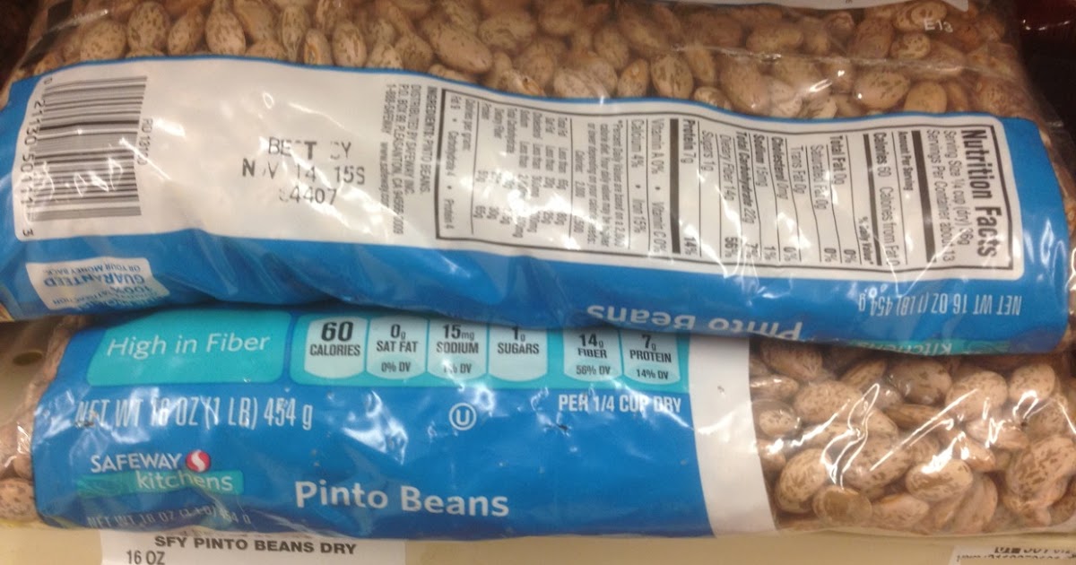 Healthy Grocery Pinto Beans, Dry, 1 lb, Safeway Kitchens Safeway