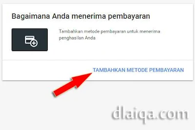 klik 'TAMBAHKAN METODE PEMBAYARAN'