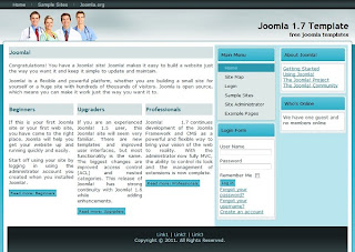premium joomla template health portal