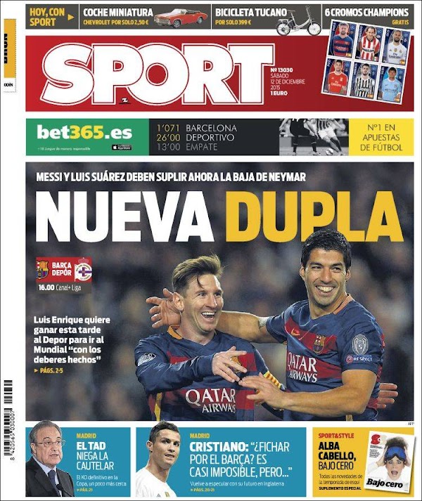 FC Barcelona, Sport: "Nueva dupla"