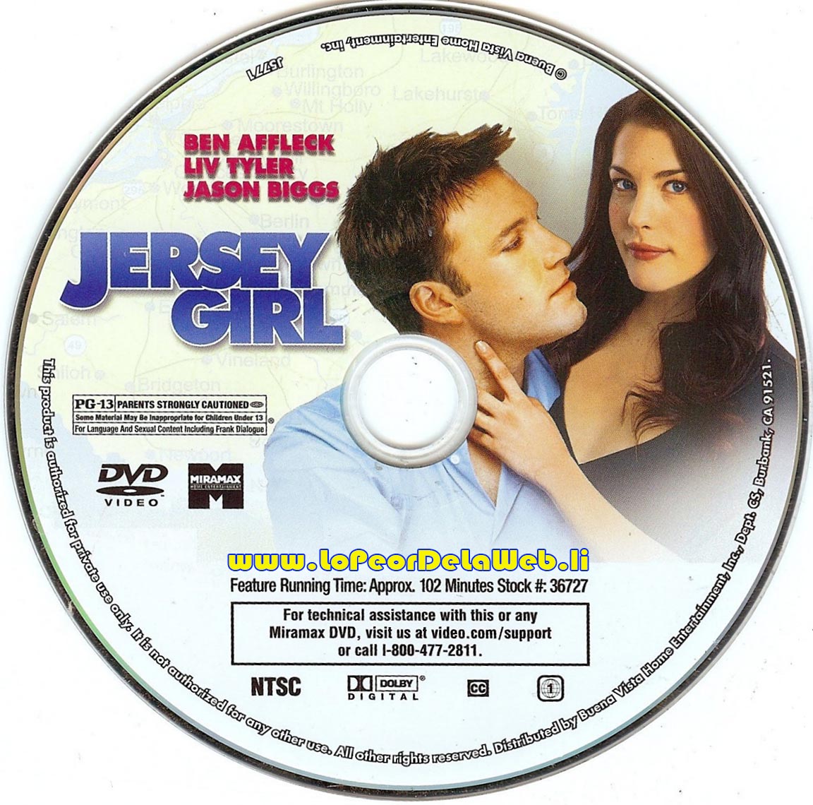 Una Chica de Jersey (2004  B. Affleck - J. Lopez - L. Tyler)