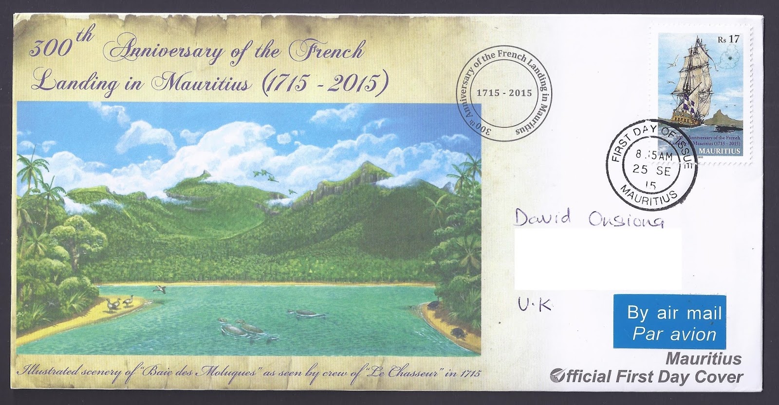 Mauritian Philatelic Blog 300th Anniversary of the French Landing in