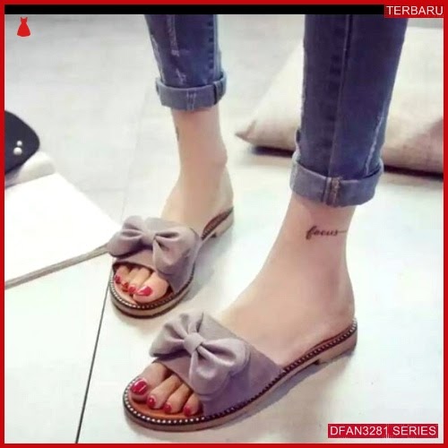 DFAN3281S29 Sepatu Nts 13 Teplek Wanita Pita Syantik BMGShop