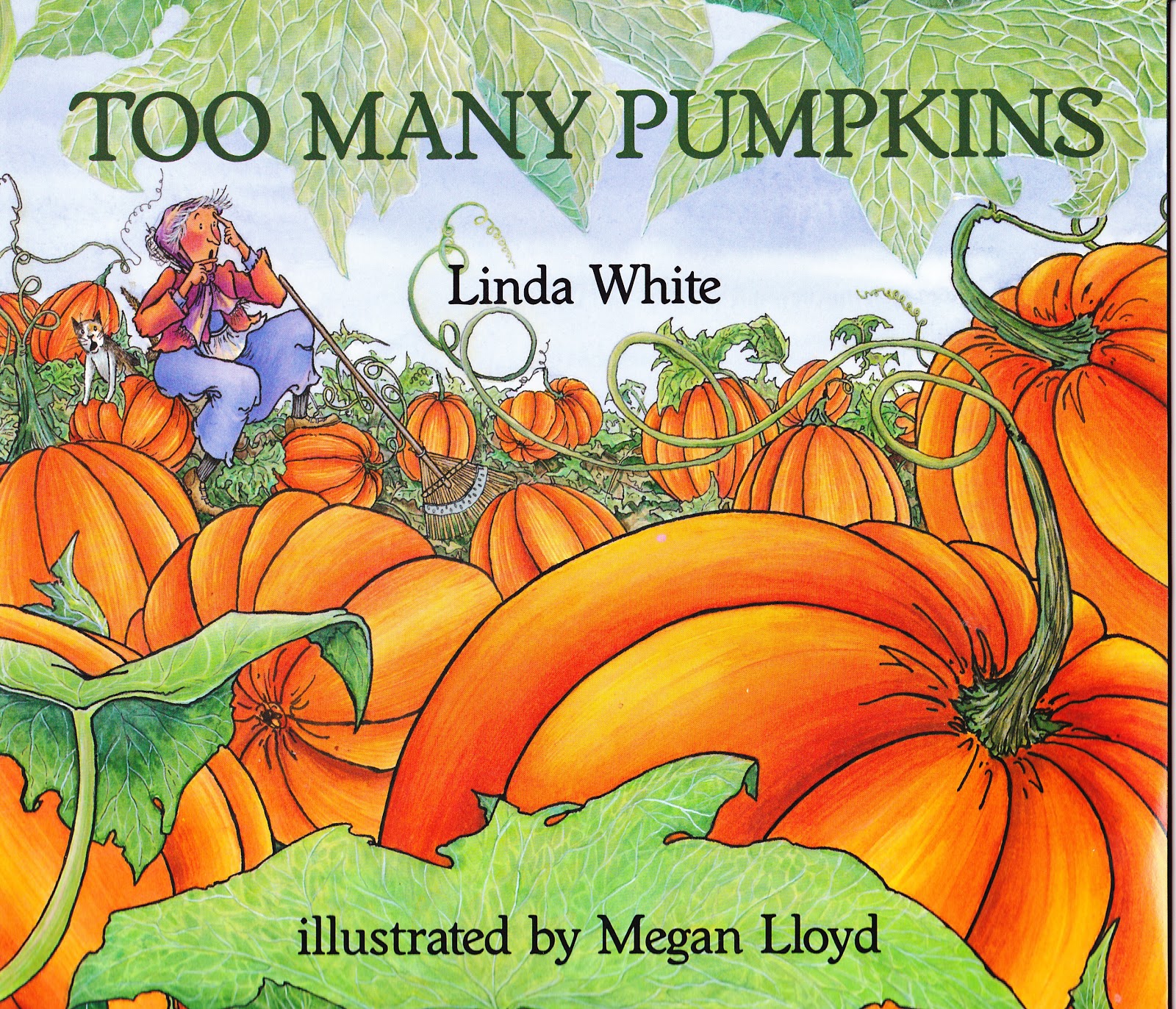 the marlowe bookshelf Too Many Pumpkins