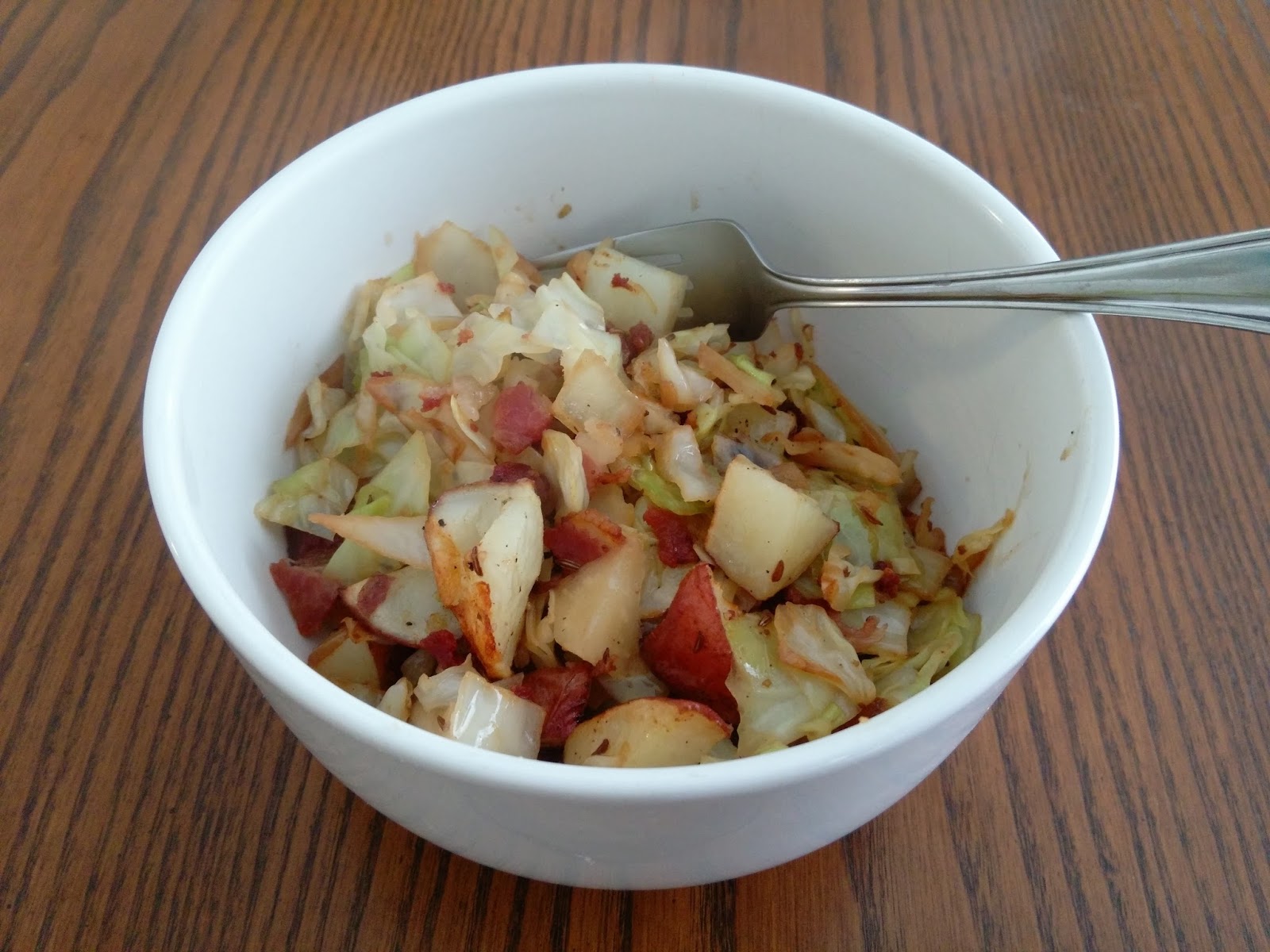 The Scratch Patch Cabbage and Potatoes with Bacon