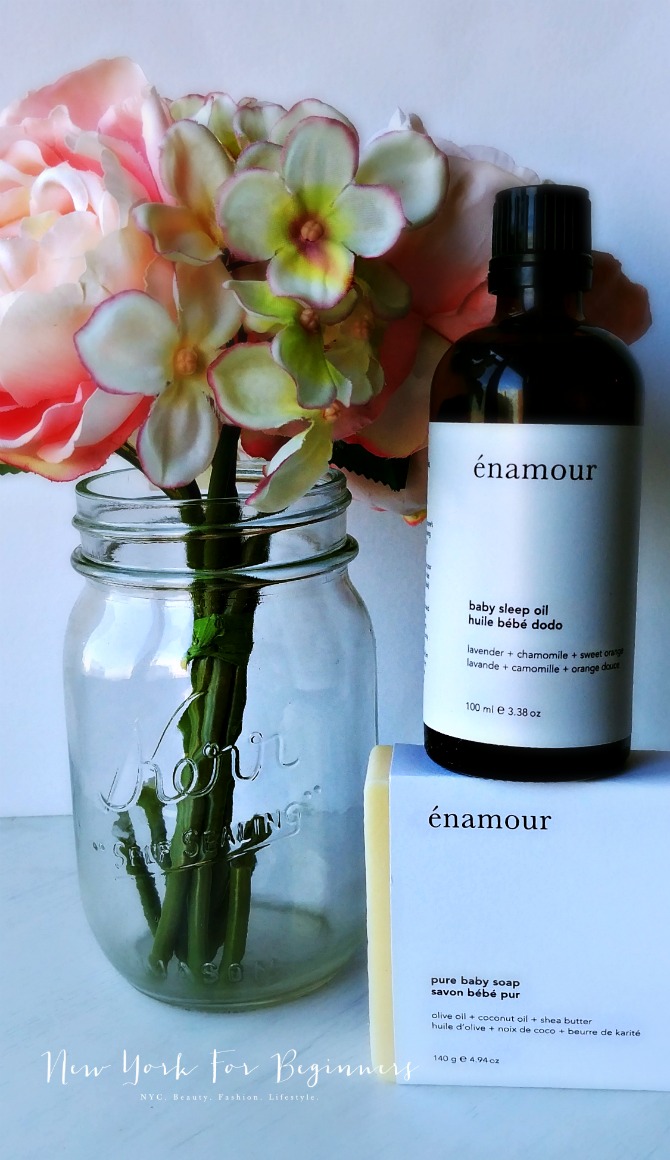 Review of enamour, organic skincare for babies made in Canada, at New York For Beginners