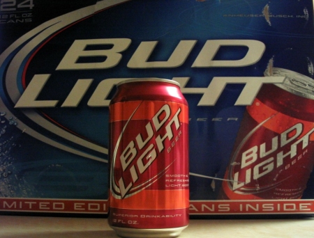 Pictures Blog: bud light can red
