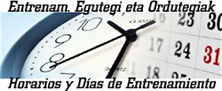 Egutegia eta Ordutegiak | Calendario y Horarios