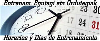 Egutegia eta Ordutegiak | Calendario y Horarios