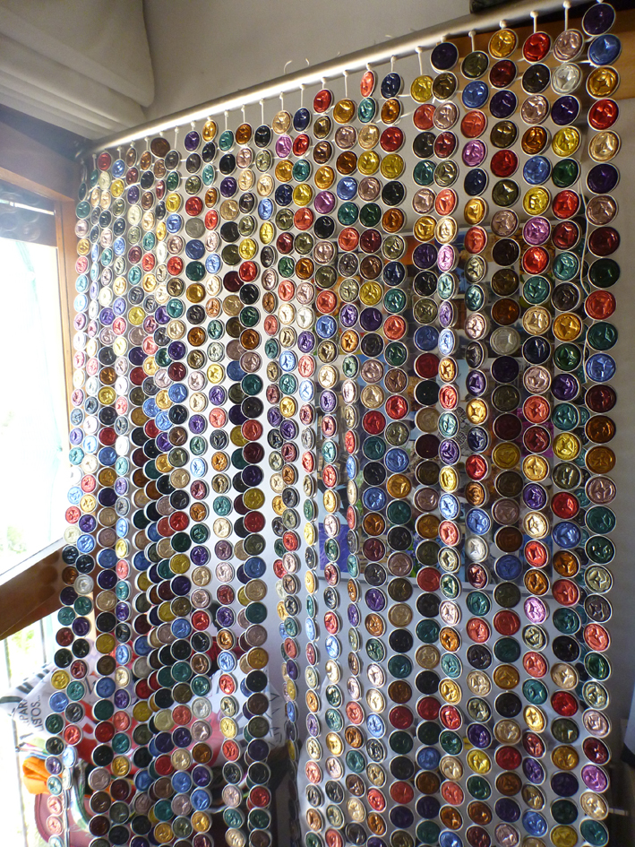 Cosas de mis abuelas CORTINA DE CAPSULAS NESPRESSO