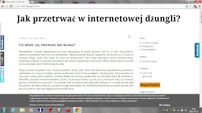 Skrypt cookies na blogu Skrypt cookies na blogu