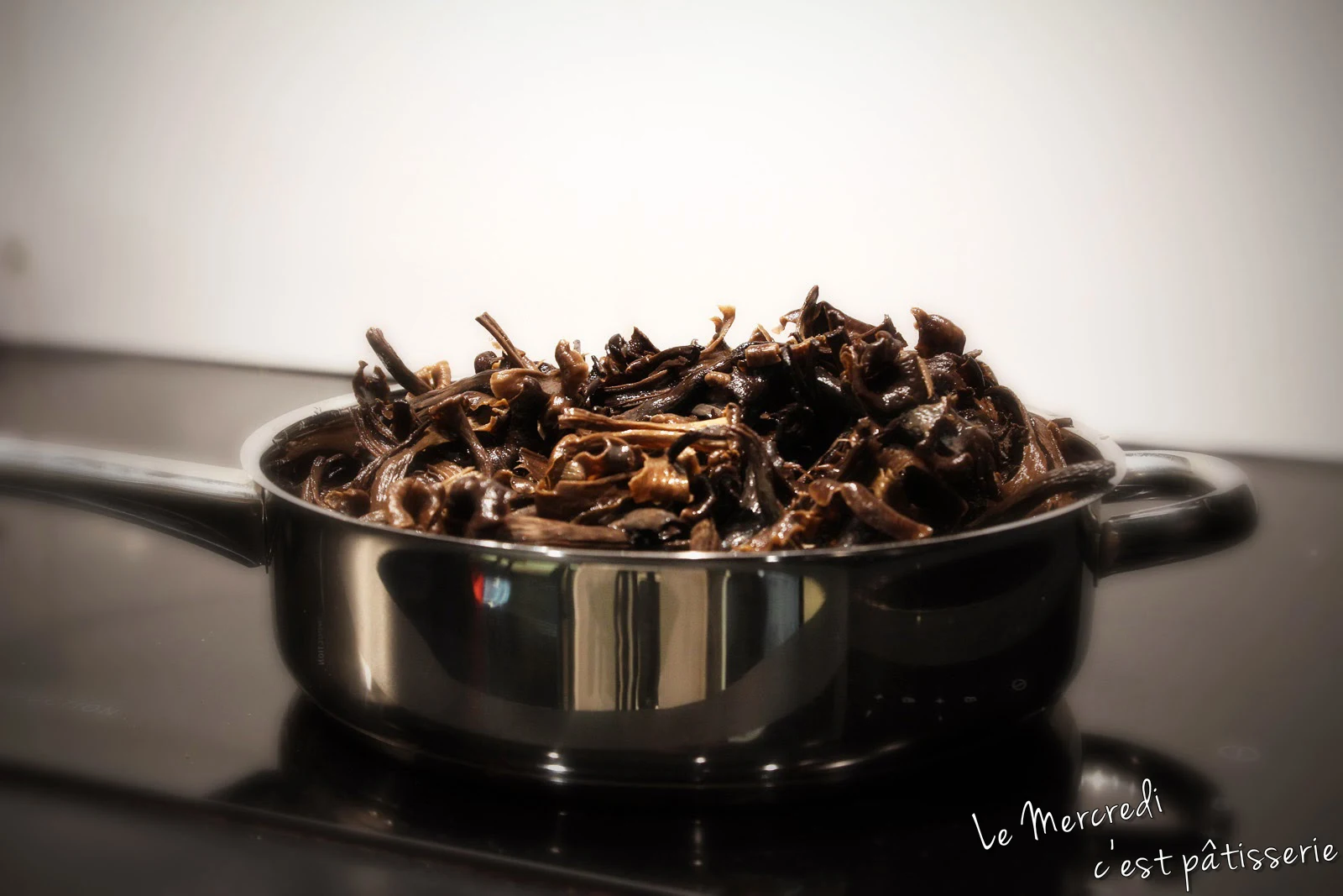 Trompettes de la mort à la crème