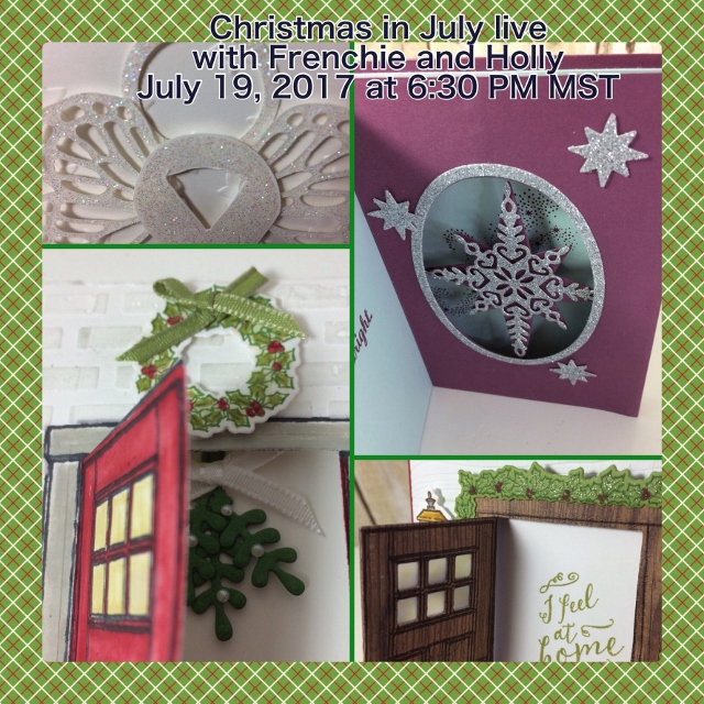 Christmas in July with Frenchie Stamps, Stampin'Up!