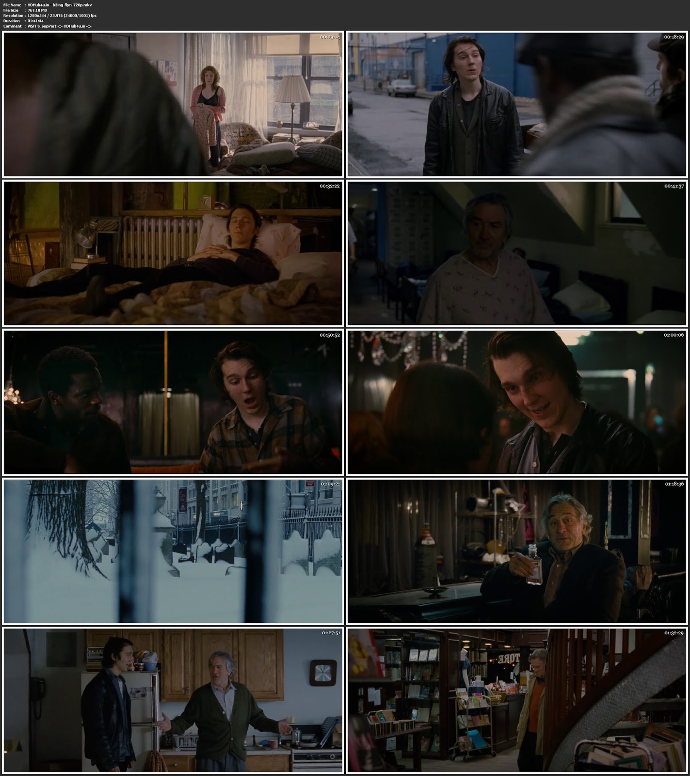 Being Flynn 2012 ORG Hindi Dual Audio 720p BluRay 750Mb Download