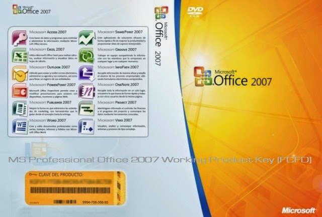 MS Professional Office 2007 Working Serial Key