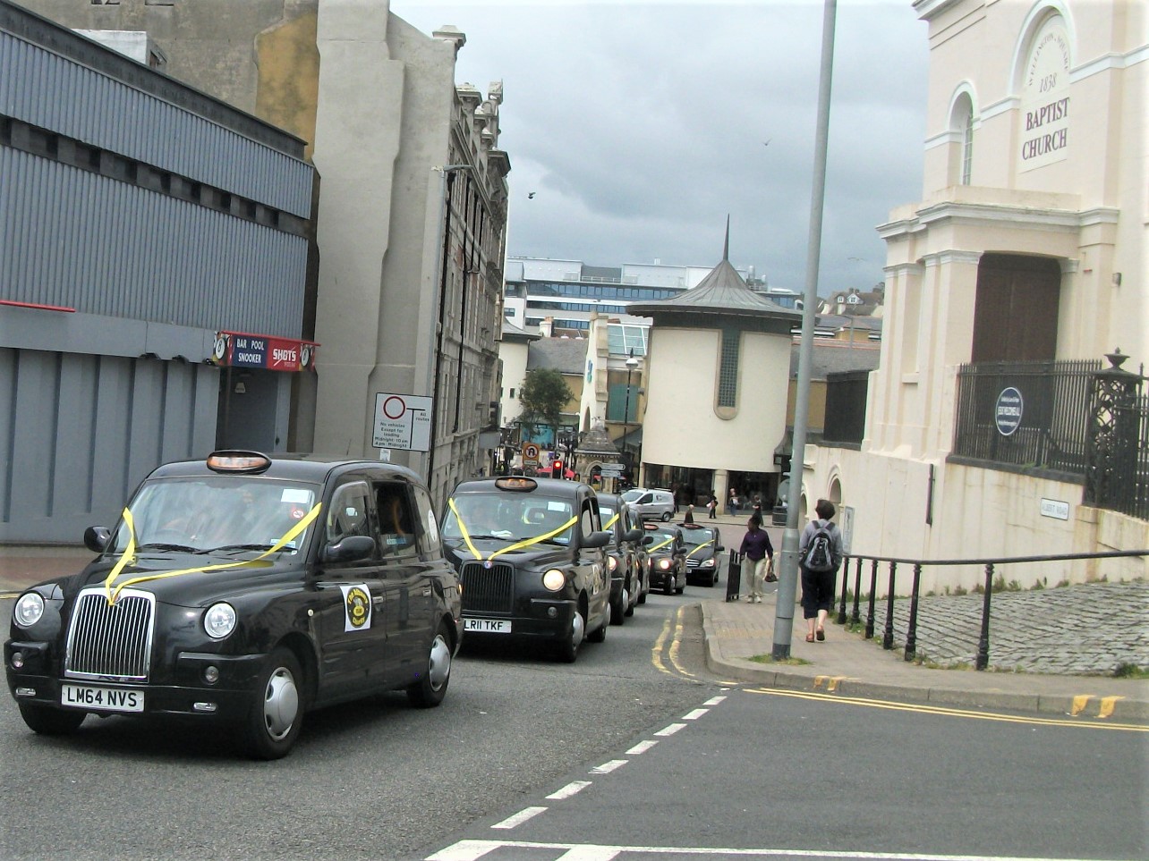 Steve on Hastings Albany Taxi Charity run to Hastings today.