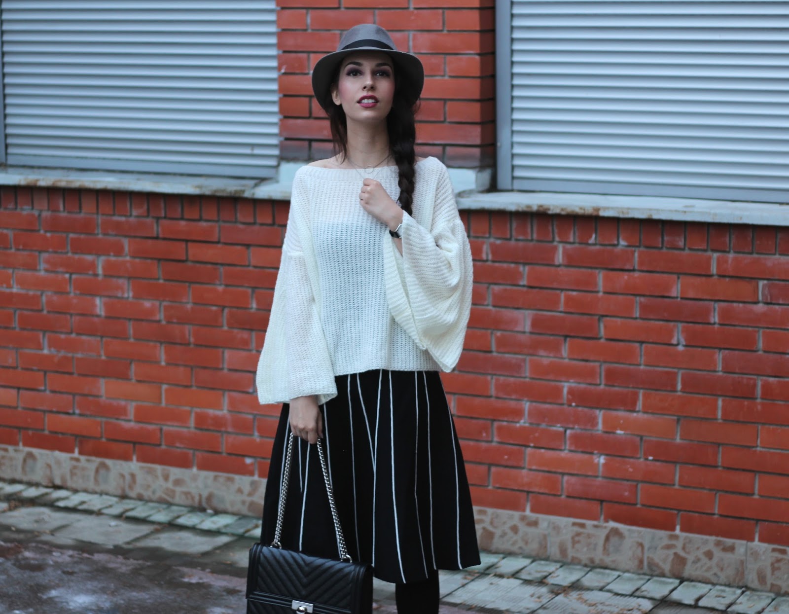 Bell sleeves BEAUTY FINE PRINT