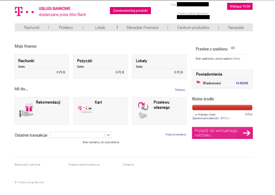 Uwaga Opinie O T Mobile Usługi Bankowe Konta Lokaty Kredyty
