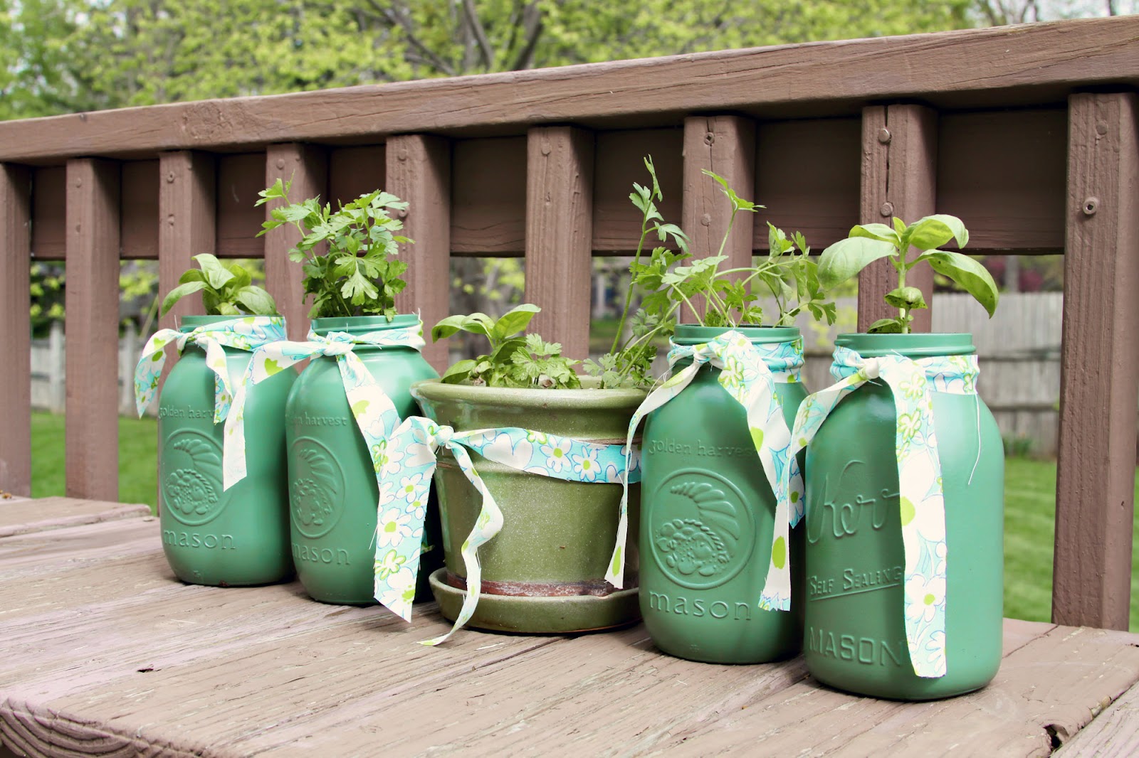 Casa de Luna Creations Herbs in Mason Jars