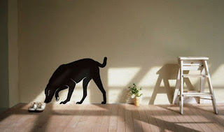 dibujos-pared-faciles Pinturas Minimalistas en Interiores
