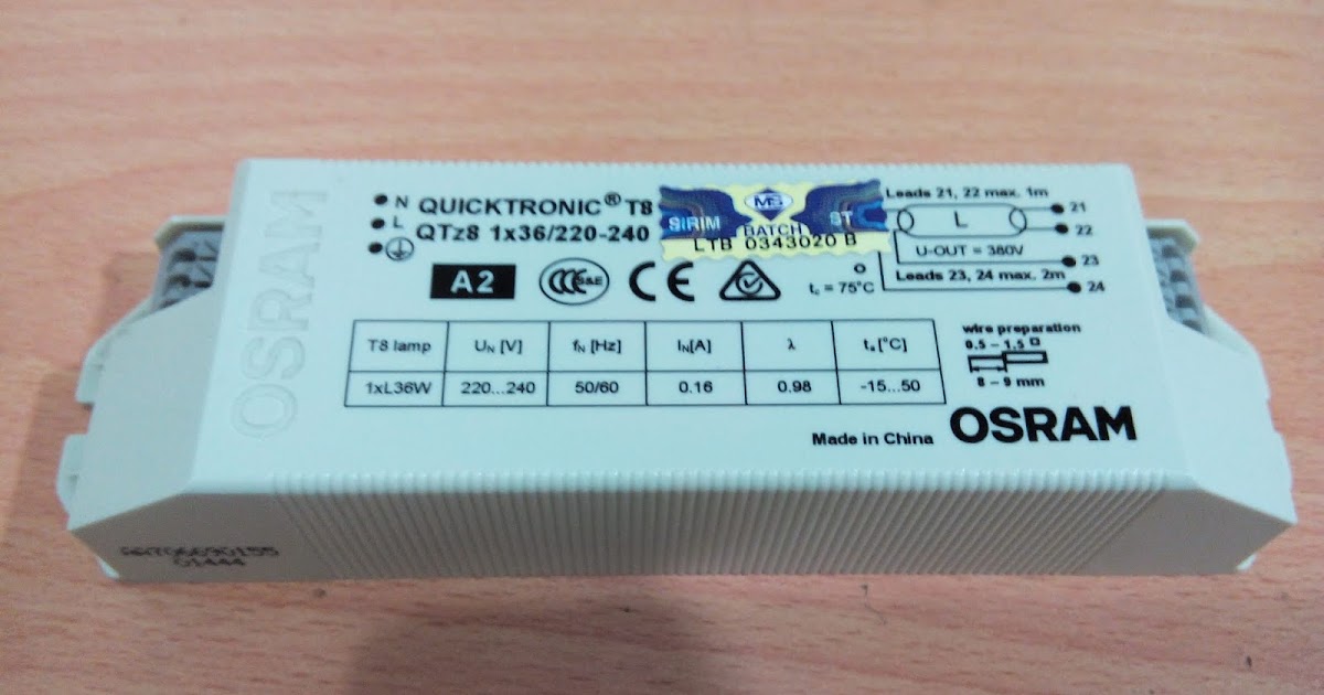 Life Begins at Forty OSRAM Ballast repair