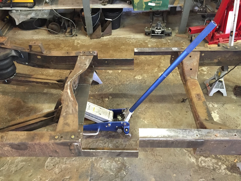 66 C10 Converting a long bed frame into a short bed frame