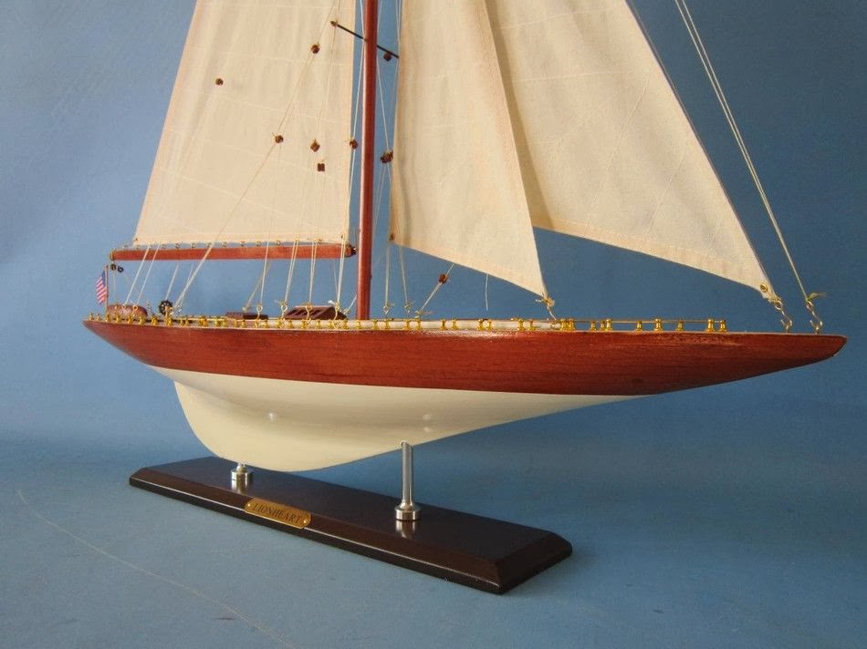 model of a sailboat