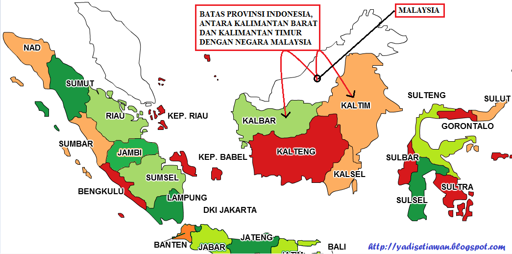 Salma Blog Gambar Peta Provinsi Indonesia Malaysia