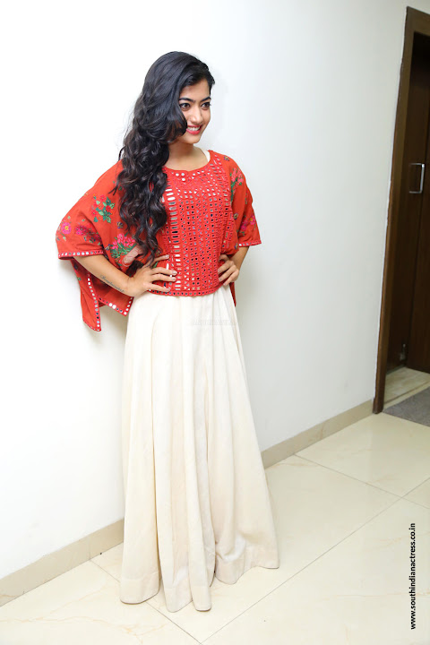 Rashmika Mandanna at Chalo teaser launch