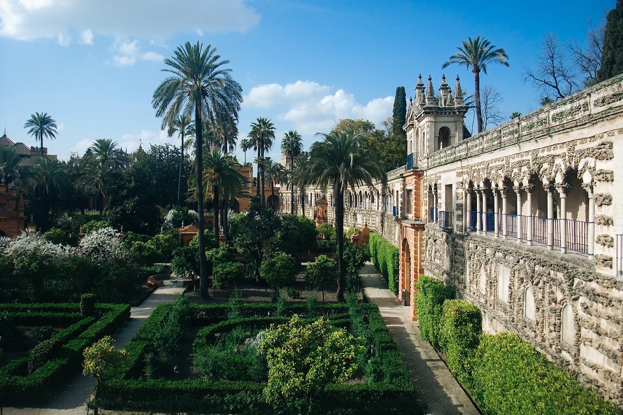 Jardins do Alcazár de Sevilha, Andaluzia