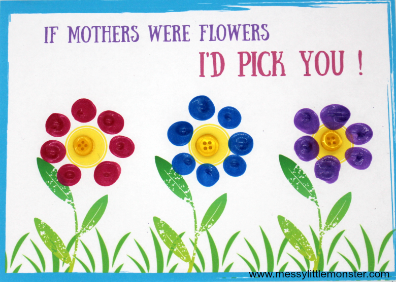 mother's day handprint cards