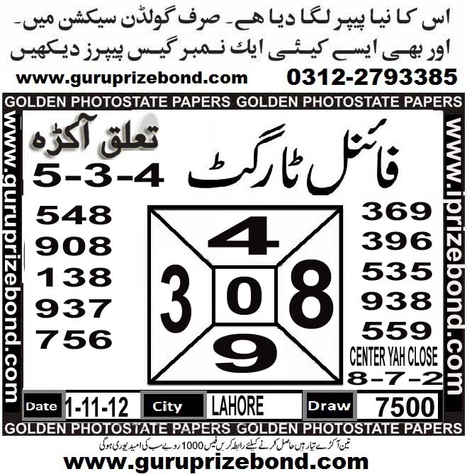 PrizeBondGuru pk Prize bond Guru