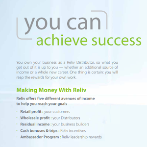 Find unlimited earning potential as a Reliv Distributor today!