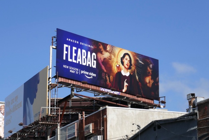 Fleabag season 2 billboard Sunset Strip Fleabag season 2 billboard
