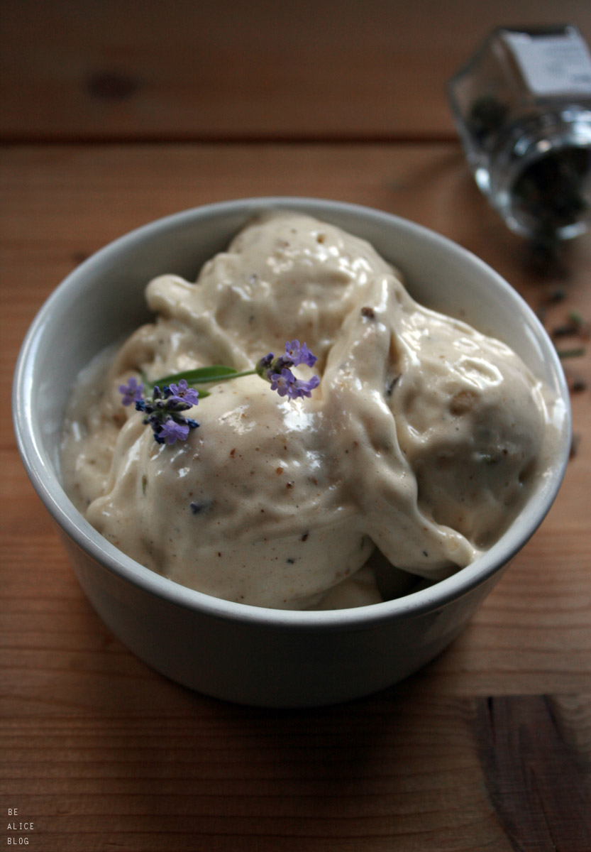 Vanilla Lavender Ice Cream (raw, vegan)