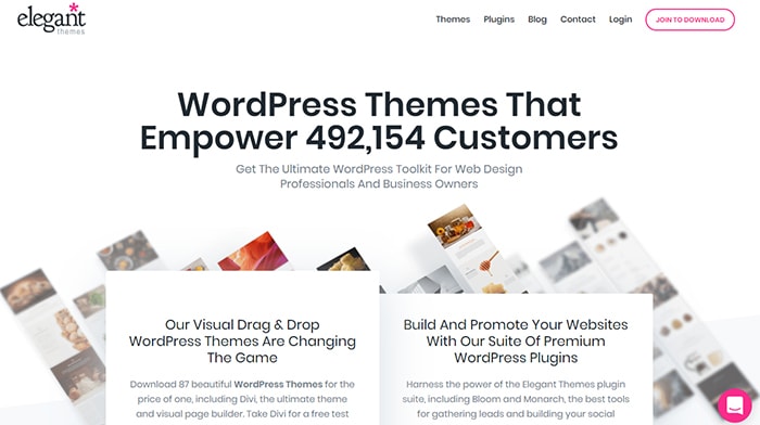 ElegantThemes - Affiliate Programs For WordPress Templates ElegantThemes - Affiliate Programs For WordPress Templates