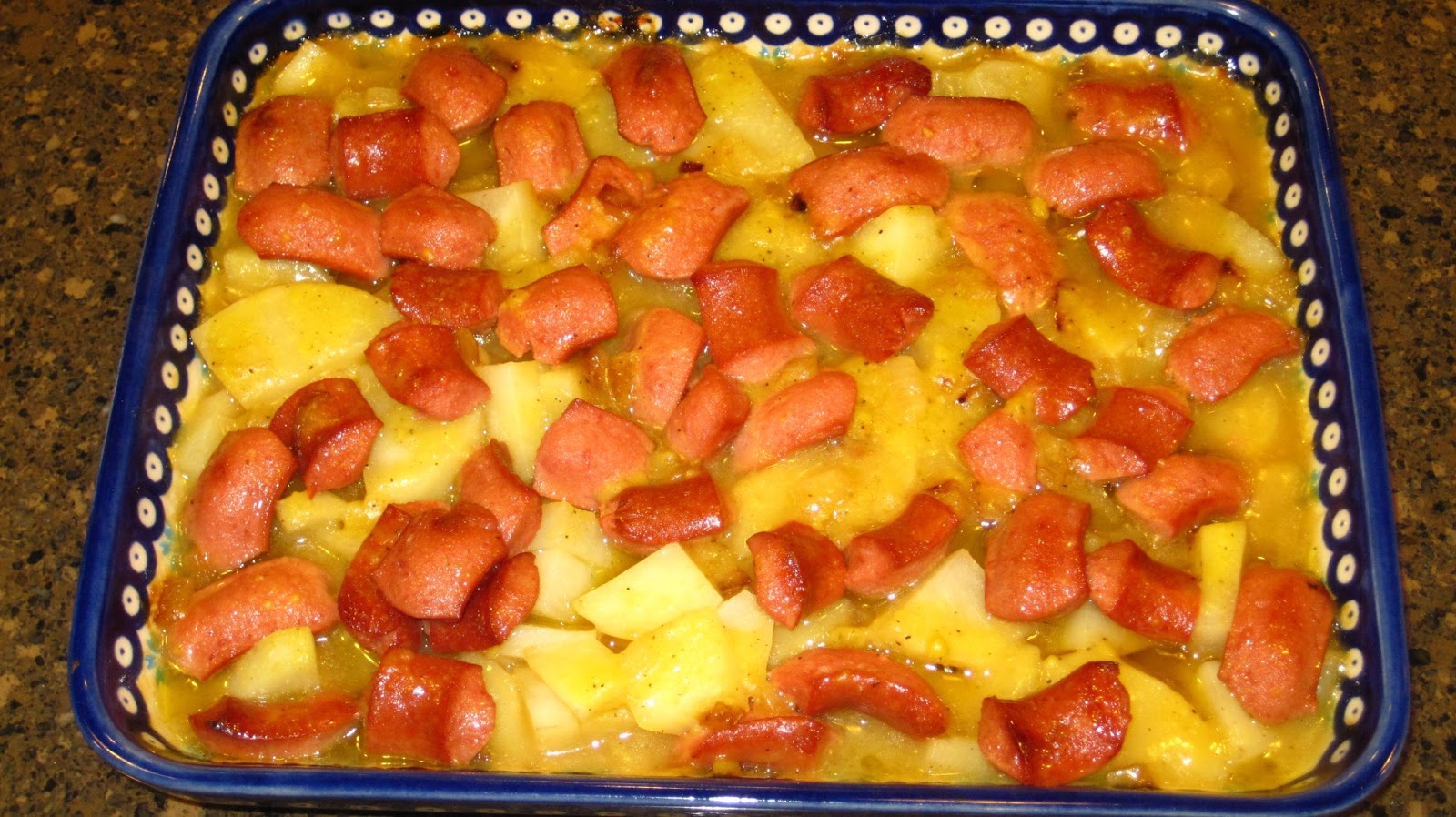Hot Dog And Potato Casserole