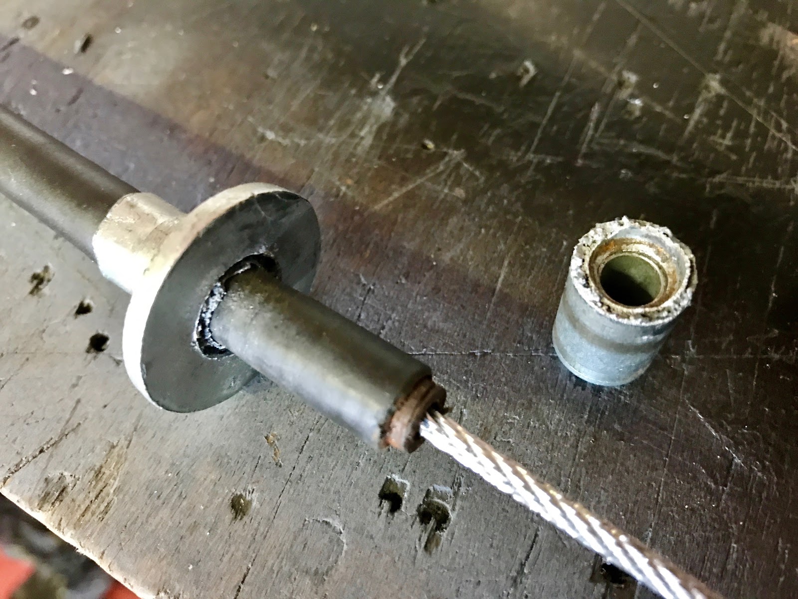 Richard's GBS Zero Clutch cable clamp